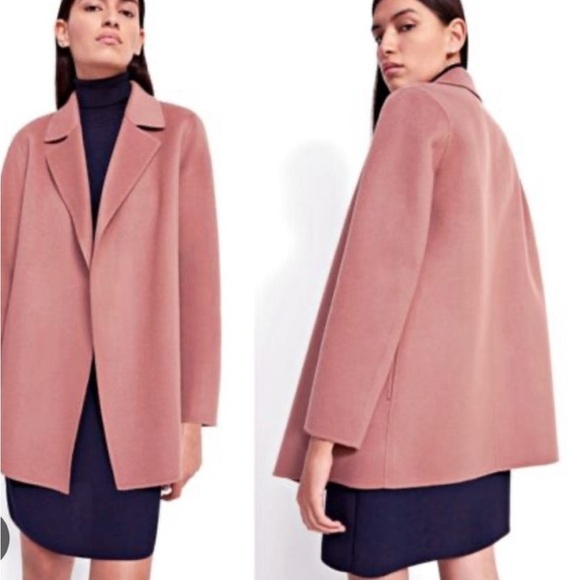 Elegant Pink Women's Coat